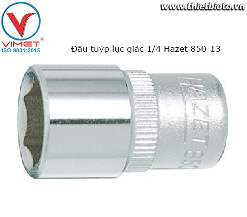 Đầu tuýp lục giác 1/4 Hazet 850-13