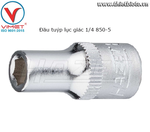 Đầu tuýp lục giác 1/4 Hazet 850-5