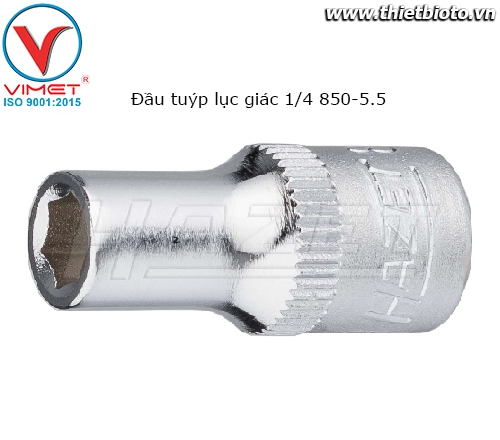 Đầu tuýp lục giác 1/4 Hazet 850-5.5