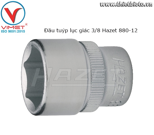 Đầu tuýp lục giác 3/8 Hazet 880-12