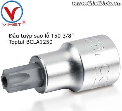 Đầu tuýp sao lỗ T50 3/8inch Toptul BCLA1250