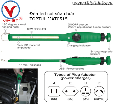 Đèn led soi sửa chữa TOPTUL JJAT0515