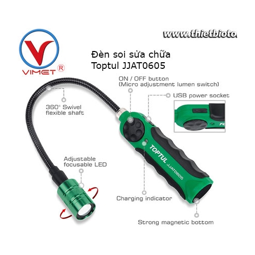 Đèn soi sửa chữa Toptul JJAT0605