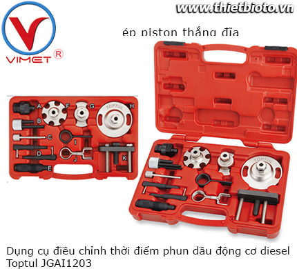 Bộ dụng cụ điều chỉnh cơ cấu thời điểm phun dầu động cơ diesel Toptul JGAI1203