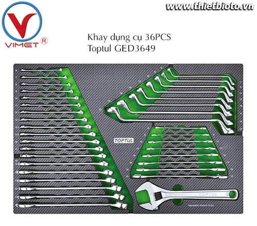 Khay đồ nghề 36PCS Toptul GED3649