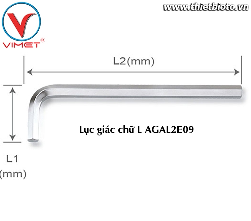 Lục giác chữ L (dài) 2.5mm TOPTUL AGAL2E09