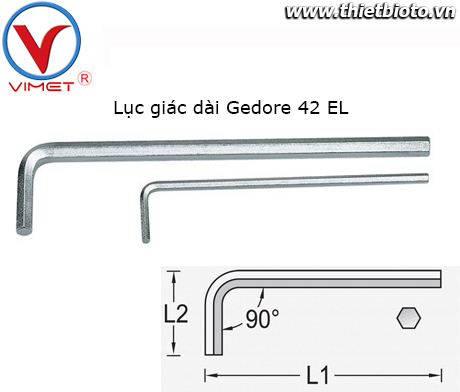 Lục giác dài 10mm Gedore 42 EL 10