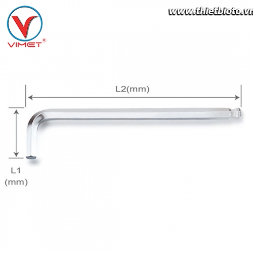 Lục giác đầu bi 2mm Toptul AGBE0210