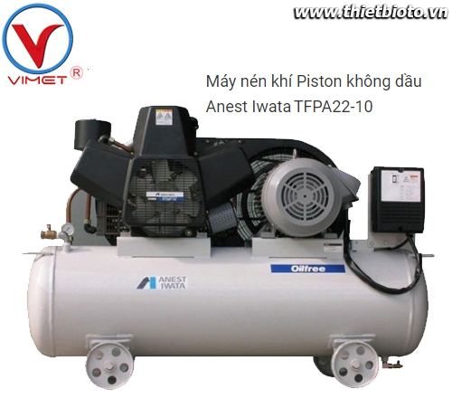 Máy nén khí Piston không dầu Anest Iwata TFPA22-10