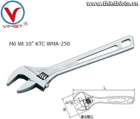 Mỏ lết có điều chỉnh 10