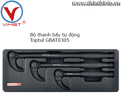 Bộ thanh bẩy tự động 3 chi tiết Toptul GBAT0305