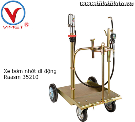 Xe bơm nhớt di động có đồng hồ Raasm 35210