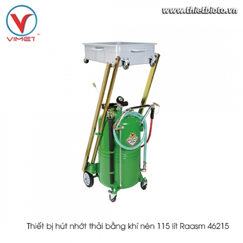 Thiết bị hút nhớt thải bằng khí nén 115 lít Raasm 46215 Thiết bị hút nhớt thải bằng khí nén 115 lít Raasm 46215