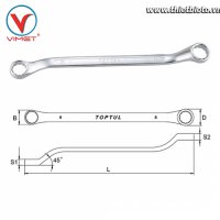 Cờ lê 2 đầu vòng toptul AAEH1819