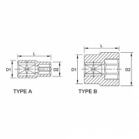 Tuýp lục giác 1/4inch BBEA0807