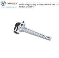 Mỏ lết răng kẹp ống nhôm DDAI1A18 size 18