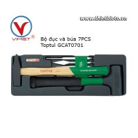 Bộ búa và đục 7 món Toptul GCAT0701