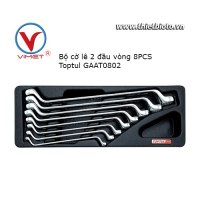 Bộ cờ lê 2 đầu vòng 8 chi tiết Toptul GAAT0802