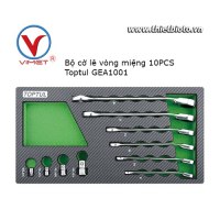 Bộ cờ lê vòng miệng 10 món Toptul GEA1001