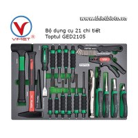 Bộ dụng cụ 21 chi tiết Toptul GED2105