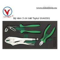 Bộ kềm 3 chi tiết Toptul GVA0301