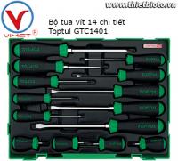 Bộ tua vít 14 chi tiết Toptul GTC1401