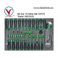 Bộ tua vít 31 chi tiết Toptul GED3102