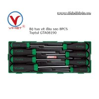 Bộ tua vít đầu sao 8 chi tiết Toptul GTA0819