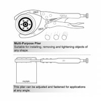 Cảo mở lọc dầu 118mm TOPTUL DMAC1A10