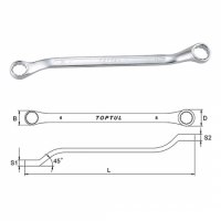 Cờ lê 2 đầu vòng Toptul AAEH1012