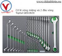 Bộ cờ lê vòng miệng 28 chi tiết Toptul GED2820