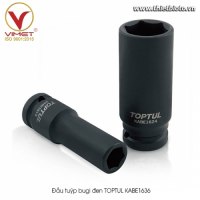 Đầu tuýp bugi đen TOPTUL KABE1636
