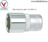 Đầu tuýp lục giác 1/4 Hazet 850-11