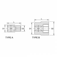 Đầu tuýp lục giác 1/2 inch Toptul BAEA1609