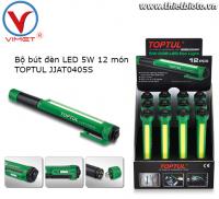 Bộ bút đèn LED 5W 12 món TOPTUL JJAT0405S