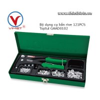 Dụng cụ bắn rive 121 chi tiết Toptul GAAD0102