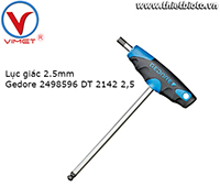 Lục giác 2,5mm Gedore 2498596 DT 2142 2,5