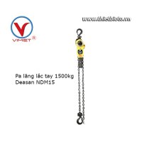 Pa lăng lắc tay 1500kg Deasan NDM15