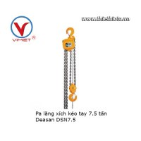 Pa lăng xích kéo tay 7.5 tấn Deasan DSN7.5
