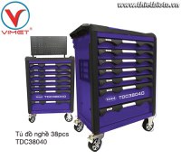 Tủ đồ nghề sửa chữa 7 ngăn 38pcs TDC38040