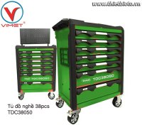 Tủ đồ nghề sửa chữa 7 ngăn 38pcs TDC38050