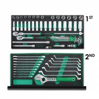 Tủ dụng cụ 4 ngăn 82 chi tiết Toptul GCAZ0047