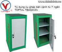 Tủ phụ ghép bên cạnh tủ 7 ngăn màu xanh lá cây TBAG0101