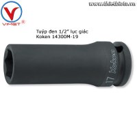 Tuýp đen 1/2 đầu lục giác 14300M-19