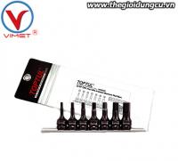 Bộ đầu tuýp đầu lục giác 3/8 inch 7 món toptul GDAG0702