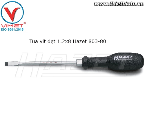 Tua vít dẹt 1.2x8 Hazet 803-80