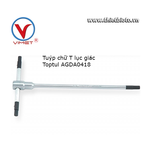 Tuýp chữ T đầu lục giác Toptul AGDA0418