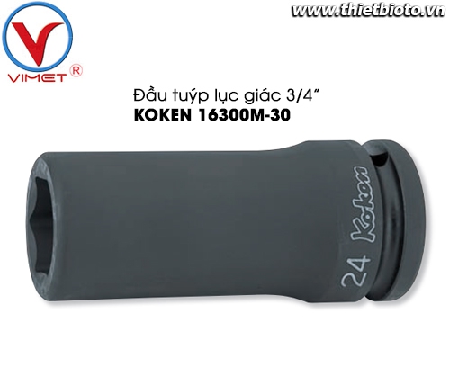 Tuýp đen 3/4 Koken 16300M-30
