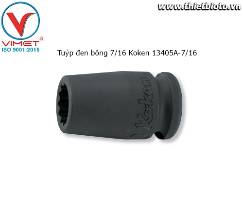 Tuýp đen bông 7/16 Koken 13405A-7/16