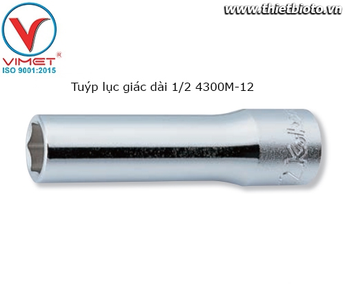 Tuýp lục giác dài 1/2 4300M-12